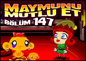 Maymunu Mutlu Et Bölüm 147 - Bu sefer kırmızı odaya gidip bilmeceleri çözerek minik maymunumuzu mutlu ediyoruz