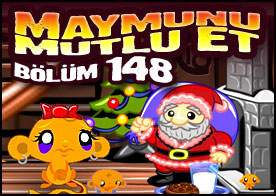 Maymunu Mutlu Et Bölüm 148 - Bu sefer gizemli kasaların olduğu eve gidip bilmeceleri çözerek minik maymunumuzu mutlu ediyoruz