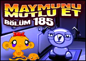 Maymunu Mutlu Et Bölüm 185 - Bu sefer uzay üsüne gidip gidip bilmeceleri çözerek minik maymunumuzu mutlu ediyoruz