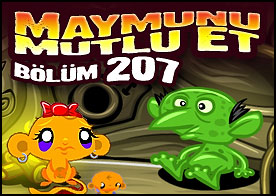 Maymunu Mutlu Et Bölüm 207 - Bu sefer ağaç eve gidip bilmeceleri çözerek minik maymunumuzu mutlu ediyoruz