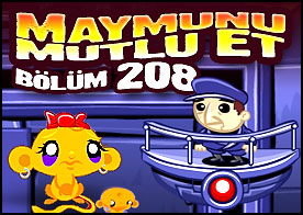 Maymunu Mutlu Et Bölüm 208 - Bu sefer raylı sisteme gidip bilmeceleri çözerek minik maymunumuzu mutlu ediyoruz