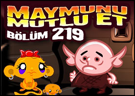 Maymunu Mutlu Et Bölüm 219 - Bu sefer yeraltına gidip bilmeceleri çözerek minik maymunumuzu mutlu ediyoruz