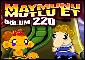 Maymunu Mutlu Et Bölüm 220 - Bu sefer şeker eve gidip bilmeceleri çözerek minik maymunumuzu mutlu ediyoruz