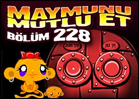 Maymunu Mutlu Et Bölüm 228 - Bu sefer gizemli odaya gidip bilmeceleri çözerek minik maymunumuzu mutlu ediyoruz