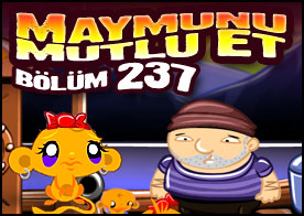 Maymunu Mutlu Et Bölüm 237 - Bu sefer balıkçı teknesine gidip bilmeceleri çözerek minik maymunumuzu mutlu ediyoruz