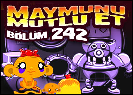 Maymunu Mutlu Et Bölüm 242 - Bu sefer gizemli mor yapıya gidip bilmeceleri çözerek minik maymunumuzu mutlu ediyoruz