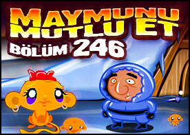 Maymunu Mutlu Et Bölüm 246 - Bu sefer karla kaplı kulübeye gidip bilmeceleri çözerek minik maymunumuzu mutlu ediyoruz