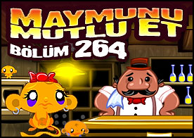 Maymunu Mutlu Et Bölüm 264 - Bu sefer bir bara gidip bilmeceleri çözerek minik maymunumuzu mutlu ediyoruz