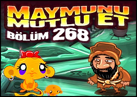 Maymunu Mutlu Et Bölüm 268 - Bu sefer ahşap eve gidip bilmeceleri çözerek minik maymunumuzu mutlu ediyoruz