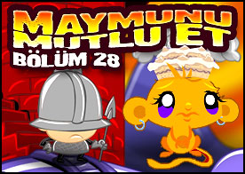 Maymunu Mutlu Et Bölüm 28 - Gizlenmiş küçük maymunları bularak ve bilmeceleri çözerek minik maymunumuzu mutlu ediyoruz