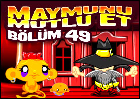 Maymunu Mutlu Et Bölüm 49 - Bu sefer kovboy kasabasına gidip bilmeceleri çözerek minik maymunumuzu mutlu ediyoruz