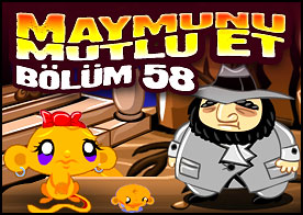 Maymunu Mutlu Et Bölüm 58 - Bu sefer mistik tapınağa gidip bilmeceleri çözerek minik maymunumuzu mutlu ediyoruz