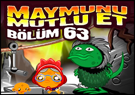 Maymunu Mutlu Et Bölüm 63 - Bu sefer gizemli dağın olduğu yere gidip bilmeceleri çözerek minik maymunumuzu mutlu ediyoruz