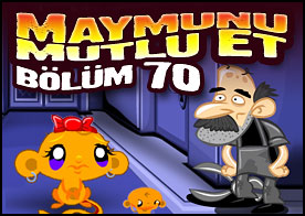 Maymunu Mutlu Et Bölüm 70 - Bu sefer okul binasına girip bilmeceleri çözerek minik maymunumuzu mutlu ediyoruz