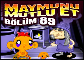 Maymunu Mutlu Et Bölüm 89 - Bu sefer kasvetli topraklara gidip bilmeceleri çözerek minik maymunumuzu mutlu ediyoruz