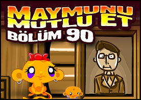 Maymunu Mutlu Et Bölüm 90 - Bu sefer gizemli bir eve gidip bilmeceleri çözerek minik maymunumuzu mutlu ediyoruz