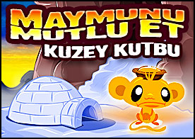 Maymunu Mutlu Et Kuzey Kutbu - Minik maymunumuzu mutlu etmek için bu sefer kuzey kutbuna gidiyoruz