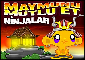 Maymunu Mutlu Et Ninjalar - Minik maymunumuzu mutlu etmek için bu sefer 70 minik ninjayı arayıp buluyoruz