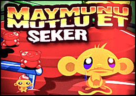 Maymunu Mutlu Et Şeker - Minik maymunumuzu mutlu etmek için bu sefer şekerleri topluyoruz