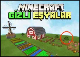 Minecraft aleminde gizlenmiş eşyaları en hızlı şekilde bulabilir misin?