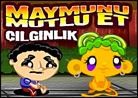 Maymunu Mutlu Et Çılgınlık - Minik maymunumuzu mutlu etmek için bu sefer 27 çılgın problemi çözüyoruz