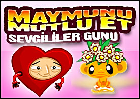 Maymunu Mutlu Et Sevgililer Günü - Minik maymunumuzu bu sefer sevgililer gününnde mutlu etmeye çalışıyoruz