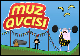 Muz Avcısı - Etrafa dağılmış muzları toplayarak 12 farklı bölümü tamamla