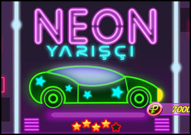 Neon aydınlatmalı mekanlarda neon araçlarla kıyasıya bir yarış sizi bekliyor