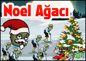 Noel Ağacı - Noel ağacındaki hediyeleri çalmak isteyen zombotronları durdurun