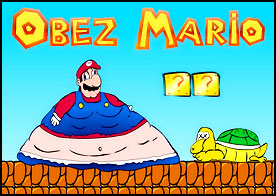 Obez Mario - Süper mario fazla yemekten obez olmuş ve bu haliyle macerasına devam etmek zorunda