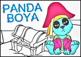 Panda Boya - Mutsuz pandayı kafana göre boya eğlen