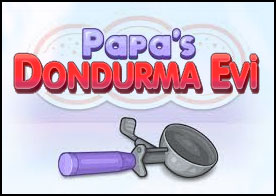 Papas Dondurma Evi - Müşterilerin sipariş ettiği kurabiyeli dondurmaları hızlıca hazırlayın kazandığınız paralarla restoranı büyütün