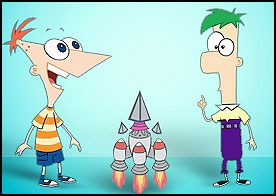 Phineas and Ferb yeni yılda aya yolculuk yapmayı planlıyor onlara eşlik edin