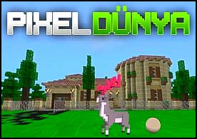 Minecraft türü bu oyunda kendi krallığını oluştur geniş bir alanda hayal ettiğin herşeyi oluştur