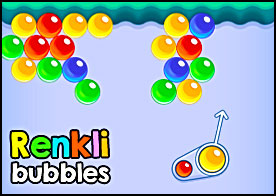 Renkli Bubbles - En sevilen oyunlardan biri olan renkli toplar bu sefer html5 oyunu olarak karşınızda