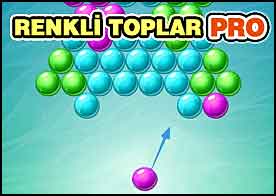 Tüm zamanların en sevilen oyunlarından renkli toplar nam-ı diğer bubble shooter pro versiyonuyla sizlerle