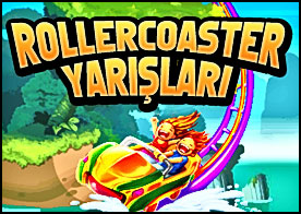 Roller Coaster Yarışları - İnişli çıkışlı devasa parkurlarda kıran kırana bir yarışa hazır olun