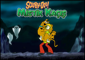 Scooby-Doo and Shaggy hayaletli şatodan bir an önce kaçmak istiyor onlara yardım et