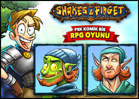 Shakes & Fidget'in fantastik dünyasına hoş geldiniz! İmparator oyununun yapımcılarından efsanevi bir RPG hicvi oyunu!