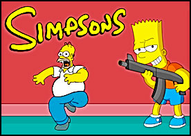 Simpsonlar 3D - Bart Simpson olarak homerin çalınan tüm böreklerini topla şehri hırsızlardan arındır