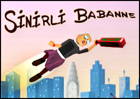 Sinirli Babaanne - Sinirli babaanneyi geliştirdiğin fırlatıcıyla havaya fırlat