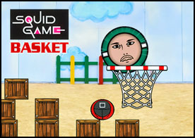 Squid Game karakterleri ile hazırlanmış bu basketbol oyununda topu potaya sokun tabi kolaysa