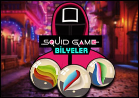 Squid Game oyunlarından bu sefer bilye fırlatma oyununu oynuyoruz