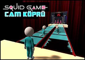 Meşhur dizisi Squid Game'nin cam köprü oyununu bakalım aşağı düşüp ölmeden tamamlayabilecek misin?