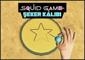 Meşhur dizi Squid Game'nin şeker kalıbı oyununu bakalım süre bitmeden tamamlayabilecek misin?