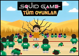 Meşhur Squid Game oyunlarını sırayla tamamlayın tek sağ kalan olun