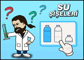 Farklı büyüklükteki su şişelerini kullanarak istenen miktarda suyu elde edin tabi kolaysa - 432