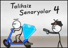 Talihsiz Senaryolar 4 - Tunus elmasını çalması ve müzeden kaçması için adamımıza yardımcı olun