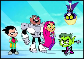 Teen Titans Go takımının 5 kahramanından istediğini seçerek macera dolu görevleri tamamla