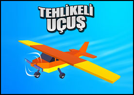 Tek pervaneli uçağın pilotu olarak yakıtı idareli kullanıp zorlu parkurları ustalıkla tamamla